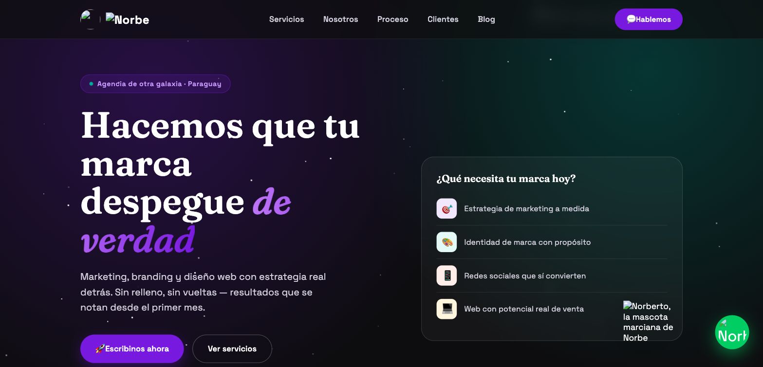 Rediseño de norbe.com.py
